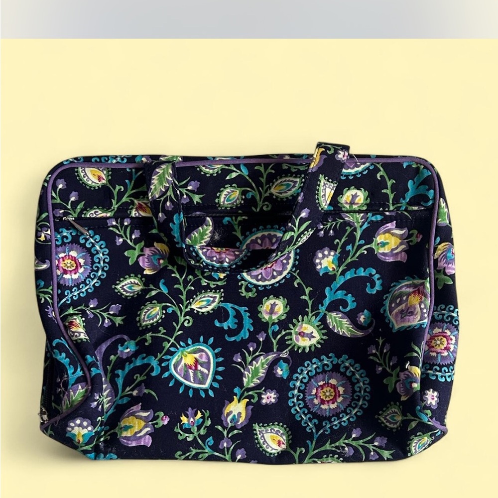 Vera Bradley Inspired Paisley Print travel Makeup Toiletries Bag